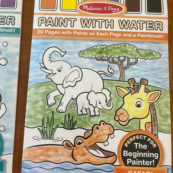 Melissa & Doug Paint with Water Set - Ocean and Safari Themes - Picture 3 of 4